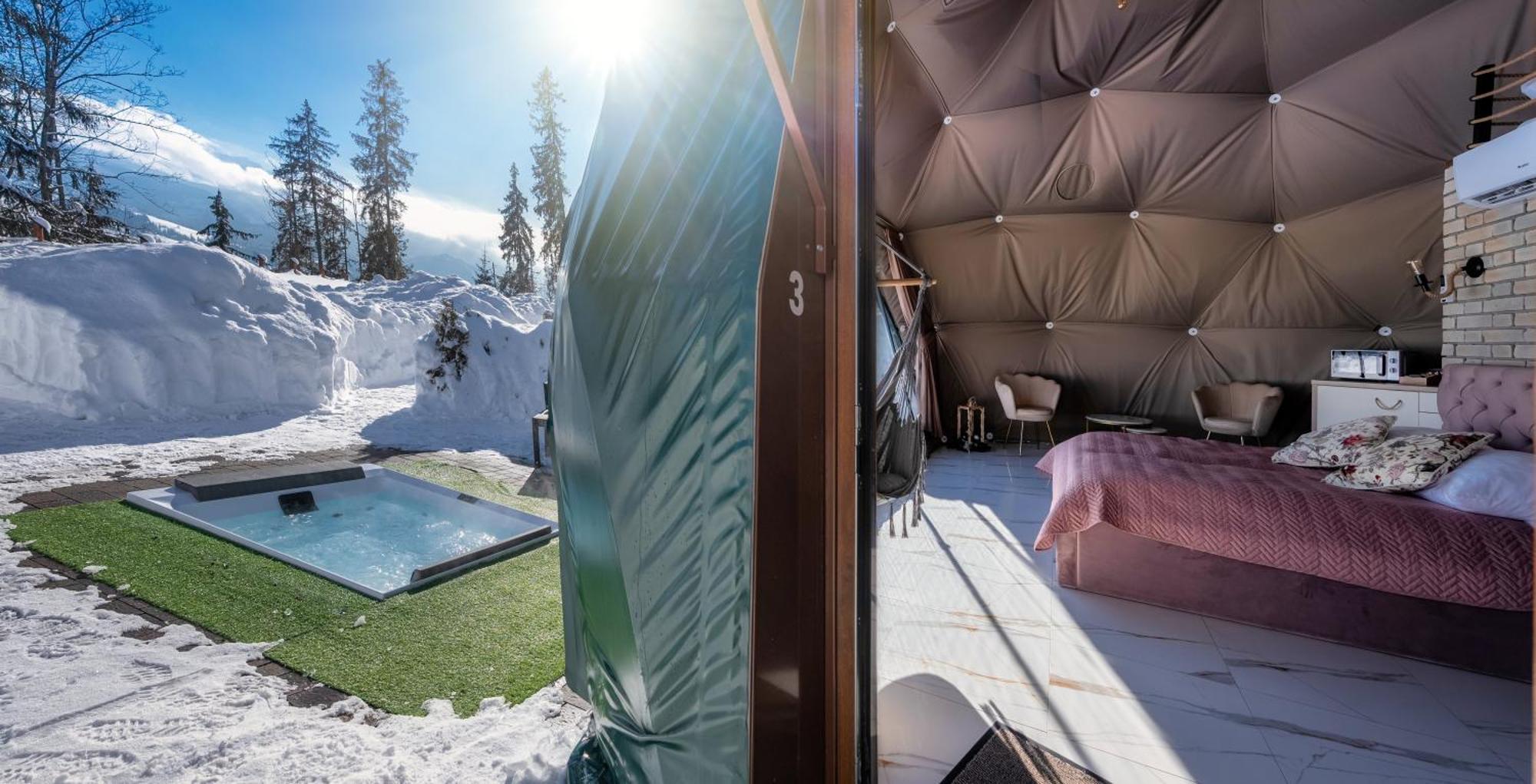 Peak Glamp & Jacuzzi Hotell Zakopane Eksteriør bilde