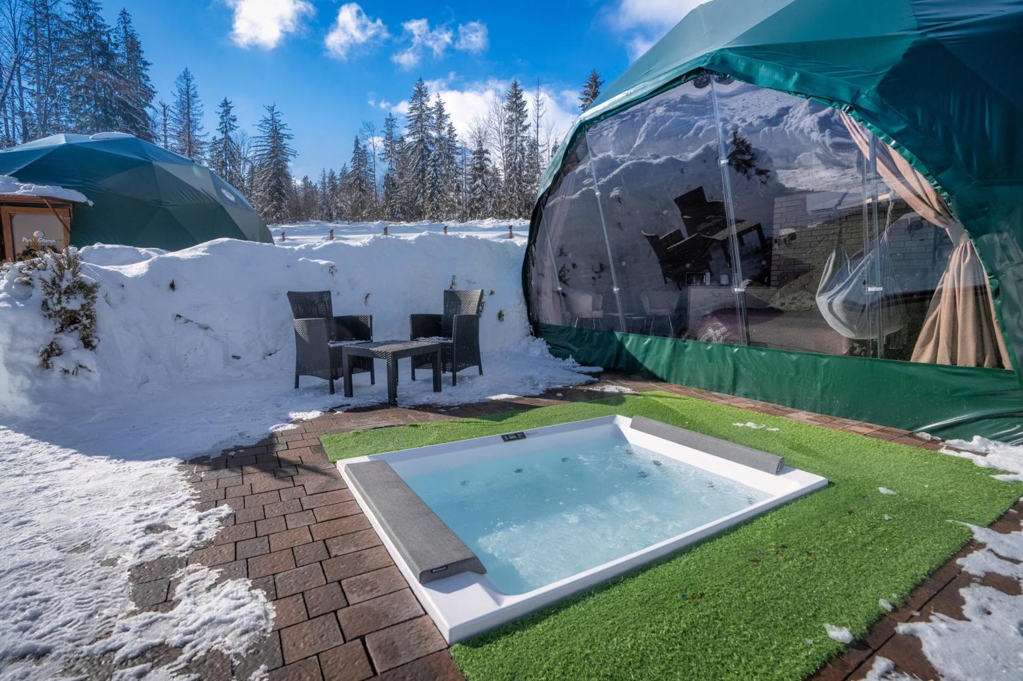 Peak Glamp & Jacuzzi Hotell Zakopane Eksteriør bilde